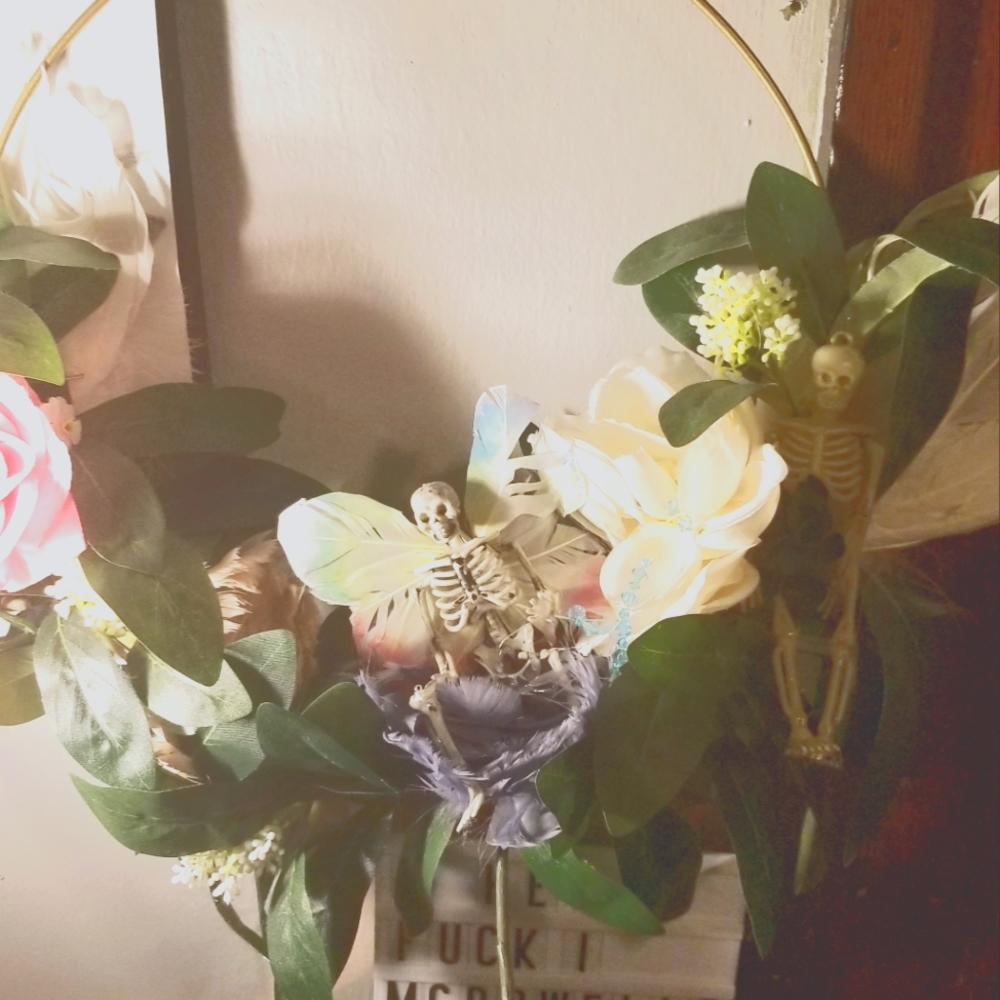 Skeleton wreath